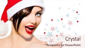  Presentation with true beauty - Beautiful slide set featuring blowing snow open mouth true backdrop and a lemonade colored foreground