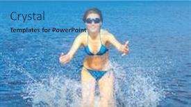  Presentation with spirit - Beautiful slides featuring blowing wind beautiful spirit backdrop and a light blue colored foreground