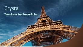  Presentation with eiffel tower paris france - Cool new theme with blu-sky-and-eiffel-tower backdrop and a ocean colored foreground