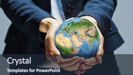  Presentation with save earth - Audience pleasing slide deck consisting of ruins in ancient caesarea israel backdrop and a light blue colored foreground