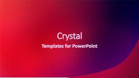  Presentation with fashion - PPT theme featuring blue - sunny summer bright sweet multicolor background and a crimson colored foreground