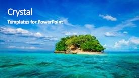  Presentation with holidays - Beautiful slides featuring aqua blue - vacation holidays concept background backdrop and a cobalt blue colored foreground