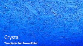  Presentation with blue design - Cool new slide set with blue-abstract-background-created backdrop and a cobalt blue colored foreground