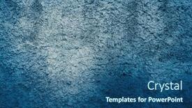  Presentation with blue design - PPT theme consisting of blue-abstract-background-created background and a ocean colored foreground