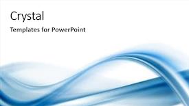  Presentation with blue design - Beautiful slides featuring blue abstract composition backdrop and a white colored foreground