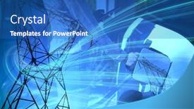  Presentation with blue design - PPT layouts enhanced with blue-abstract-design-against background and a teal colored foreground