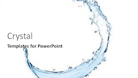  Presentation with blue water splash isolated - PPT layouts enhanced with blue-abstract-water-splash-isolated background and a white colored foreground