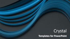  Presentation with black paper texture black - Presentation theme with blue-and-black-color-strip background and a dark gray colored foreground