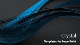  Presentation with black paper texture black - Presentation theme featuring blue-and-black-color-strip background and a wine colored foreground