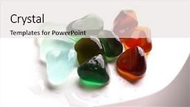  Presentation with blue green - Colorful PPT layouts enhanced with blue and brown wet pieces backdrop and a lemonade colored foreground