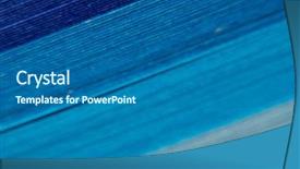  Presentation with gray - Presentation design consisting of blue and gray paper strips background and a ocean colored foreground