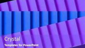  Presentation with pink blue - Presentation design consisting of blue-and-pink-abstrack-square background and a cobalt blue colored foreground