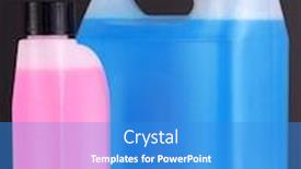  Presentation with pink black - Presentation design consisting of blue and pink liquids for car in canisters on black background background and a teal colored foreground