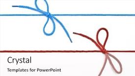  Presentation with blue line - PPT layouts consisting of blue and red shoelace background and a sky blue colored foreground