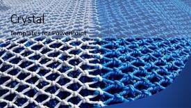  Presentation with fishing boats - Slides enhanced with blue and white fishing nets background and a teal colored foreground