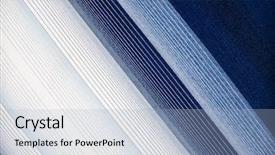  Presentation with blue - Audience pleasing PPT theme consisting of blue and white gingham fabric backdrop and a light blue colored foreground