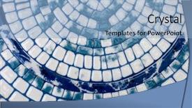  Presentation with mosaic - Beautiful PPT layouts featuring blue and white mosaic background backdrop and a light blue colored foreground