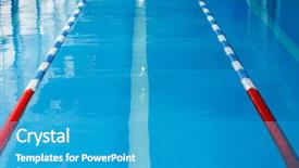  Presentation with red white blue confetti - Beautiful presentation theme featuring blue and white red dividers backdrop and a teal colored foreground