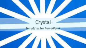  Presentation with blue design - Presentation design with blue and white star design background and a cool aqua colored foreground