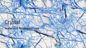  Presentation with aluminium seamless metal texture - Cool new presentation theme with blue and white stone seamless backdrop and a light blue colored foreground