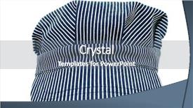  Presentation with white blue vapor trail - Colorful PPT theme enhanced with blue and white striped conductors backdrop and a  colored foreground