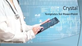  Presentation with related - Amazing slide deck having blue background and heart backdrop and a light blue colored foreground