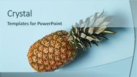  Presentation with abstract natural fresh green - Presentation consisting of blue background as a screensaver background and a sky blue colored foreground