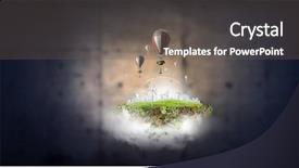  Presentation with mix berry mixed berries - Colorful slide set enhanced with blue baloons - aerostats flying high mixed media backdrop and a gray colored foreground