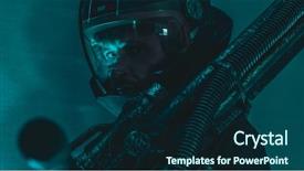  Presentation with future - PPT layouts enhanced with blue black edge - pilot man of the future background and a navy blue colored foreground