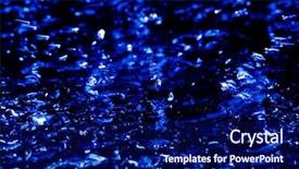  Presentation with illustration of cool water wave - Theme consisting of blue black line bubble - fantastical water background drops waves background and a navy blue colored foreground