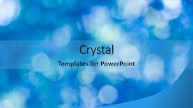  Presentation with blur bokeh of shop - Colorful PPT theme enhanced with blue bokeh bright winter background backdrop and a  colored foreground