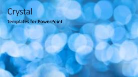  Presentation with blur bokeh of shop - Colorful PPT theme enhanced with woman working with laptop in backdrop and a gray colored foreground