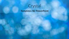  Presentation with winter blue - Audience pleasing slide deck consisting of blue-bokeh-bright-winter-background and a  colored foreground