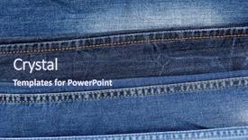  Presentation with dry pineapple close up many - Colorful PPT layouts enhanced with blue bottom line - many jeans closeup backdrop and a  colored foreground