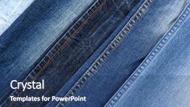  Presentation with dry pineapple close up many - Audience pleasing slides consisting of blue bottom line - many jeans closeup backdrop and a ocean colored foreground