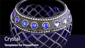  Presentation with bowl - Slides with blue bowl made from tiffany background and a navy blue colored foreground