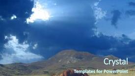  Presentation with horses - Audience pleasing presentation consisting of crimea free - horses on green meadow backdrop and a ocean colored foreground