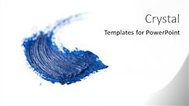  Presentation with abstract blue texture - Colorful presentation enhanced with blue-brush-stroke-and-texture backdrop and a white colored foreground