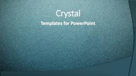  Presentation with brushed metal - Theme featuring blue brushed metal background and a seafoam green colored foreground