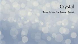  Presentation with green abstract bokeh lights - PPT theme enhanced with blue bubble - abstract snow blurred bokeh background background and a light gray colored foreground