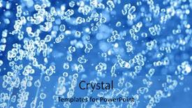  Presentation with water drops - Colorful slides enhanced with blue bubble - water drops backdrop and a teal colored foreground