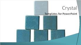  Presentation with building blocks - Cool new slides with blue-building-blocks-stacked-isolated backdrop and a white colored foreground