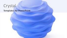  Presentation with rubber - Presentation featuring blue-bumpy-rubber-soft-ball background and a light blue colored foreground