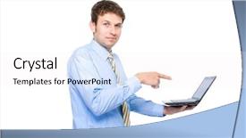  Presentation with points - Beautiful theme featuring  backdrop and a  colored foreground