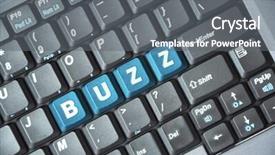  Presentation with wi fi wifi wireless blue - Presentation with blue buzz key on keyboard background and a gray colored foreground
