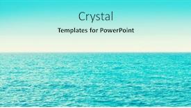  Presentation with calm sea - Slides consisting of blue-calm-sea-landscape-background background and a arctic colored foreground