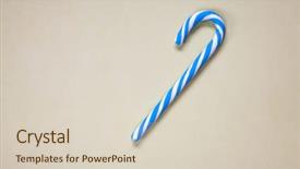  Presentation with blue yellow - Slides with blue candy cane on yellow background and a lemonade colored foreground