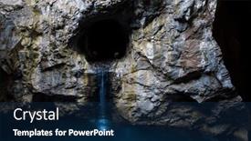  Presentation with blue water - PPT layouts consisting of blue-cave-in-klackberg background and a navy blue colored foreground