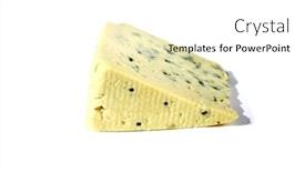  Presentation with blue cheese - Slides enhanced with blue-cheese-delicious-amish-blue background and a white colored foreground