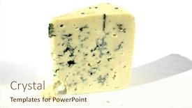  Presentation with blue cheese - Theme enhanced with blue-cheese-delicious-amish-blue background and a cream colored foreground